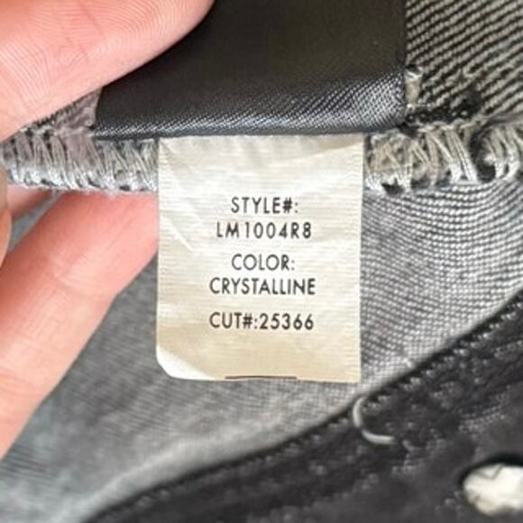 Embellished Liverpool Los Angeles LM1004R8 Classic Jean Jacket, Black, Large - Picture 14 of 14